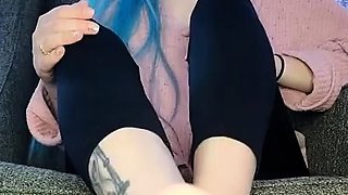 Amateur blondie solo anal masturbation