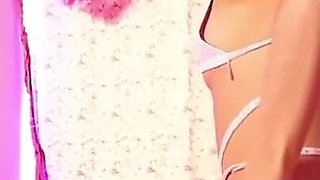 Latina Teen Masturbation with Red Hair