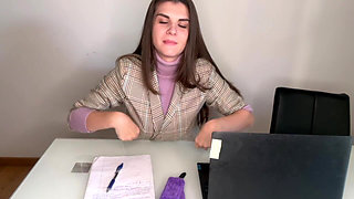 Hot Step Mother Seduces Step Son in the Office