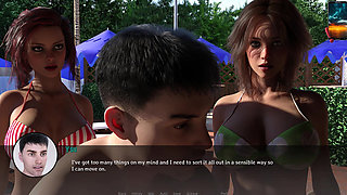 Reunion 18 John, May & Khole's Wet Water Park Threesome Tease - Bikini Slips & Splashes