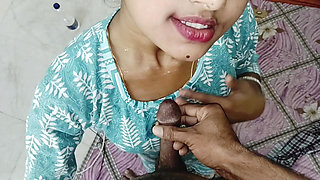 Session 22. Indian Desi Romantic Couple, Blowjob Cumshot Sex