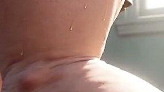 SSBBW Steps Hard on Man's Face - Public Humiliation