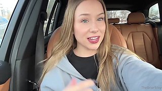Briar Riley Uses A Fake penis In A Public Toilet