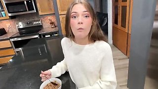 Young Teen Step Daughter Fucks Old Man - Juniper Ren & Scott Stark - Petite 18yo Creampie