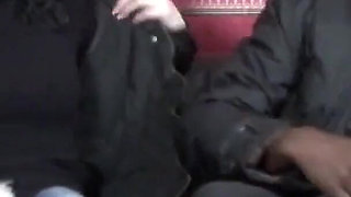 Tattooed Brunette MILF Rides BBC Passionately on Couch