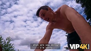 Vip4k. Anal Sex by the lake after picking up a lady