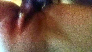 Clit with gold ring POV deep pussy fuck