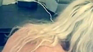 MILF Made up and Young Girl with Hairy Pussy Play with Double Dildo