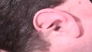 Suck this full of cum condom slave