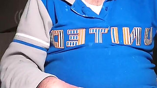 Long Cumshot at Night!