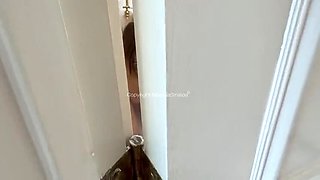 Stepbrother Watches Me Shower and Fingers My Ass Until I Drain His Balls