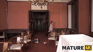 Mature4k. broom and groom