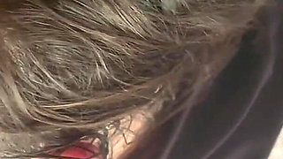 She Loves Sucking on Her Knees Dick Down Her Throat