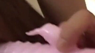 Young Asian Wife Rides Lover While Sucking Thick Dildo