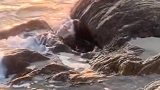Risking It All on Empty Beach - Real Amateur Couple Squirt