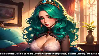 Explore the Ultimate Lifestyle of Anime Lovers Cinematic Composition, Intricate Clothing, and Erotic Tension
