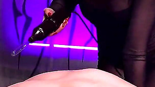 Mistress Ledanaja Electro Punishment Facesitting CBT Bound on the Rack Part 1.mp4