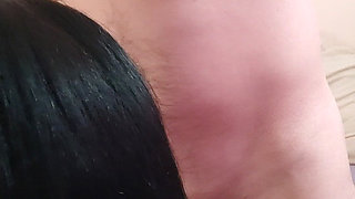 Blowjob From Mature Girlfriend with Deep Throat and Cum Swallowing