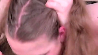 Ritzy Rain Sloppy 69 Throatfuck Gagging, Drooling, and Swallowing Every Messy Drop