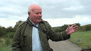 Old Man Fucks Broken-Down Car Girl in Outdoor Rescue