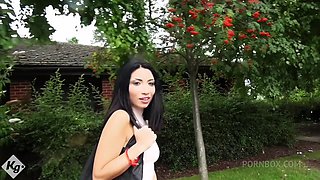 College Babe Gets Picked Up By Fat Cock Stud