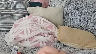 Tatianal Masturbates Her Pussy While She Shoves Her Foot up Her Submissive's Ass.