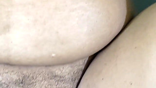 Mature Maid Is Bending Over and Cleaning the House When a Young Bull Touches Her and Has Sex with Her, Her Moan in Pleasure.