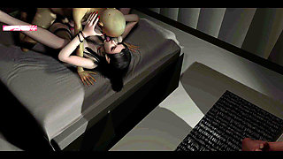 Animated Lust: Pixelated Curvy Vixen - 3D Animation Hentai