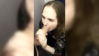 She Sucks off the First Guy She Meets at a Nightclub