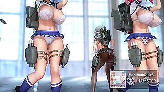 Mmd R18 Kancolle - Paranoid Cell Phone Girl Kantai Collection Sex Dance Public Gangbang 3d Hentai - Car Toon