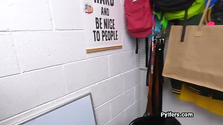 Racket stealing cutie gets shlonged