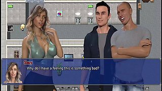 The office wife #21 - Stacy gave Marcus a hand job and sucked off the cum