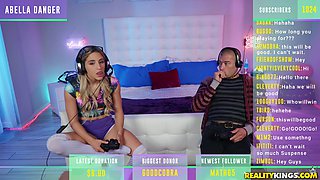 Abella Danger's Channel Passion Ignites Brunette Intense Heat