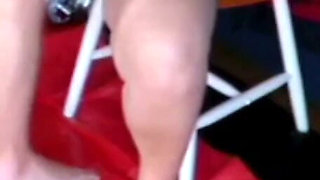 Jen Is Peeing on Johns Foot