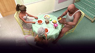 Sweetie, animated, 3d giant