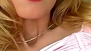 Hot Cutest Amazing Blonde Big Tits Fingering Her Pussy to Squirting Orgasm Vol 9