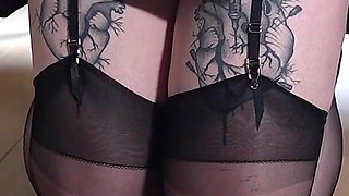 Slow and Sensual, Showing You My Nylons Stockings and Suspenders