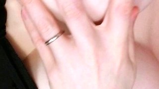 Blonde big titted amateur milf banged