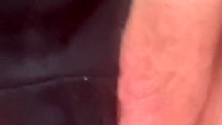 Wanking in Dirty Old Black Knickers with Stains - Julie Cunningham