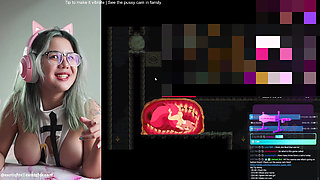 Lewd God Gameplay - Gabbi Plays as a Horny Divine Slut in Heat