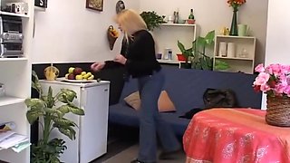 Blonde Milf Fucking In The Kitchen