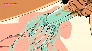 Annabelllla's First Time Anal: Innocent Brunette Takes Thick Cock in Tight Ass - Hentai Story