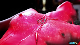 Glittering Sensation and Imagination Make Those Small Tits Yearn for More and More Kissing Action