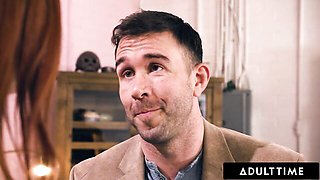 Glamour Scarlett Mae's reverse cowgirl xxx