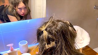 MewSlut BJ Queen Wild Sex From The Dining To The Bathroom