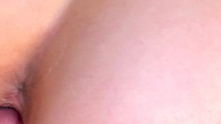 No, the Cum Is Going to Get on My Pussy! Big Ass Babe Got Stuck and Fucked After a Slobbery Deepthroat