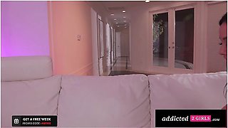 Brunette Makes Hot Blonde Squirt Like No One Can! Must See With Anna Claire Clouds And Jennifer White