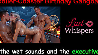 Roller-coaster Birthday Gangbang - English Sex Story