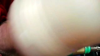 Big Sexy Balls for the Ladies, While Sex Machine Pounds a