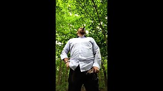 Forest Masturbation: Daddy's Outdoor Adventure